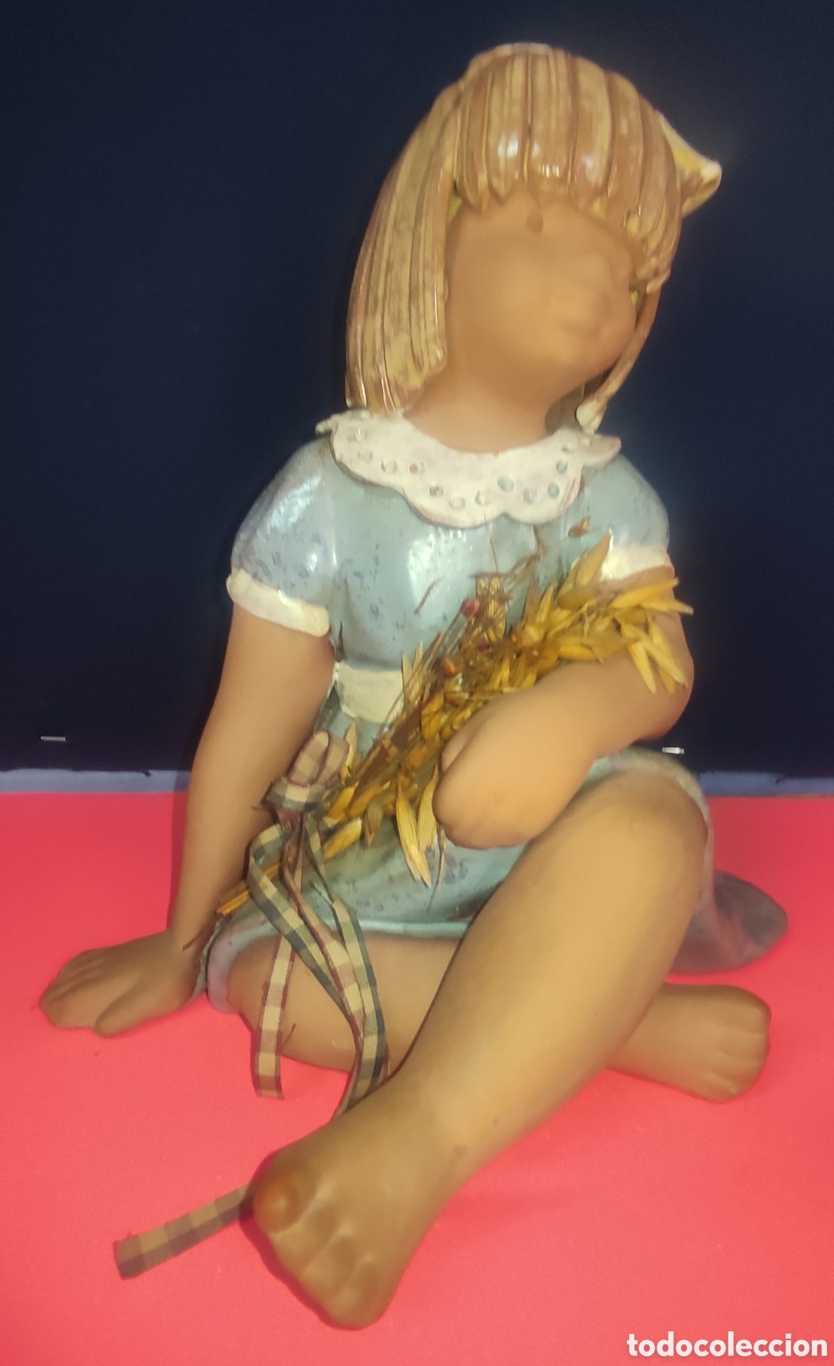Antig&uuml;edades: Figura de barro pintada a mano - Foto 1