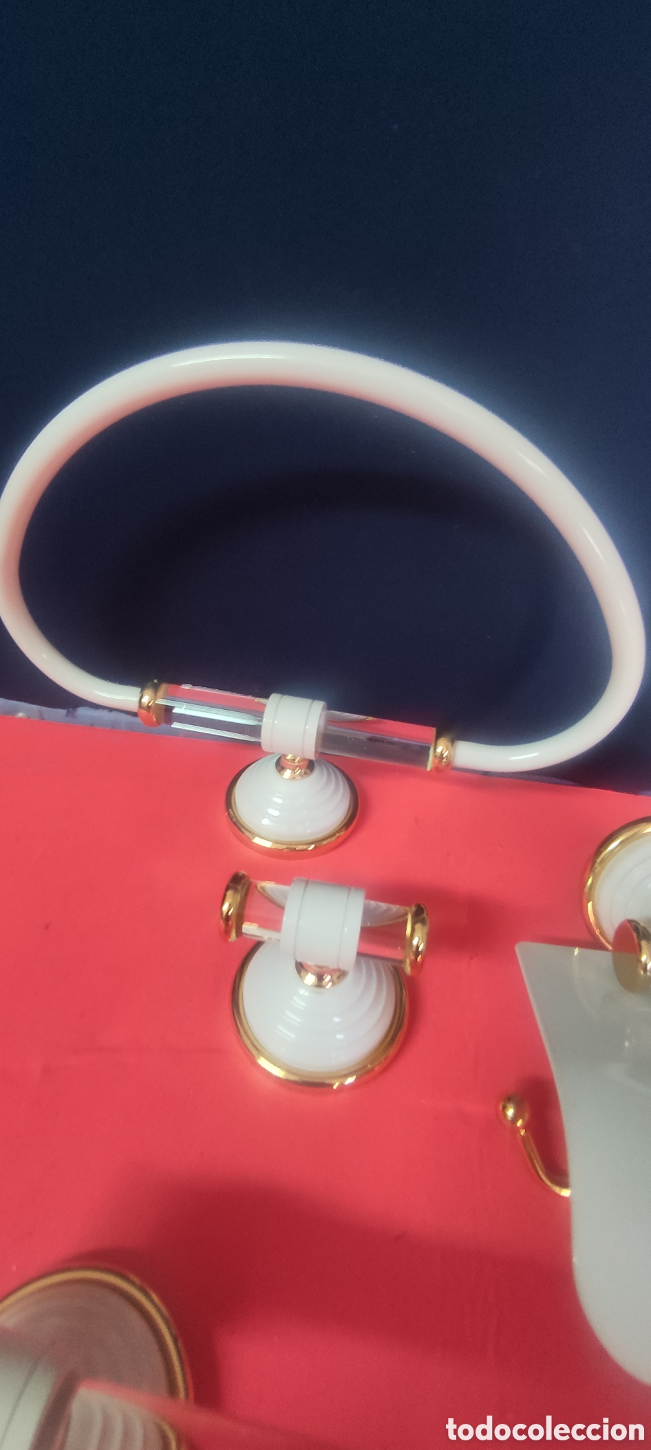 Antig&uuml;edades: Juego accesorios de ba&ntilde;o