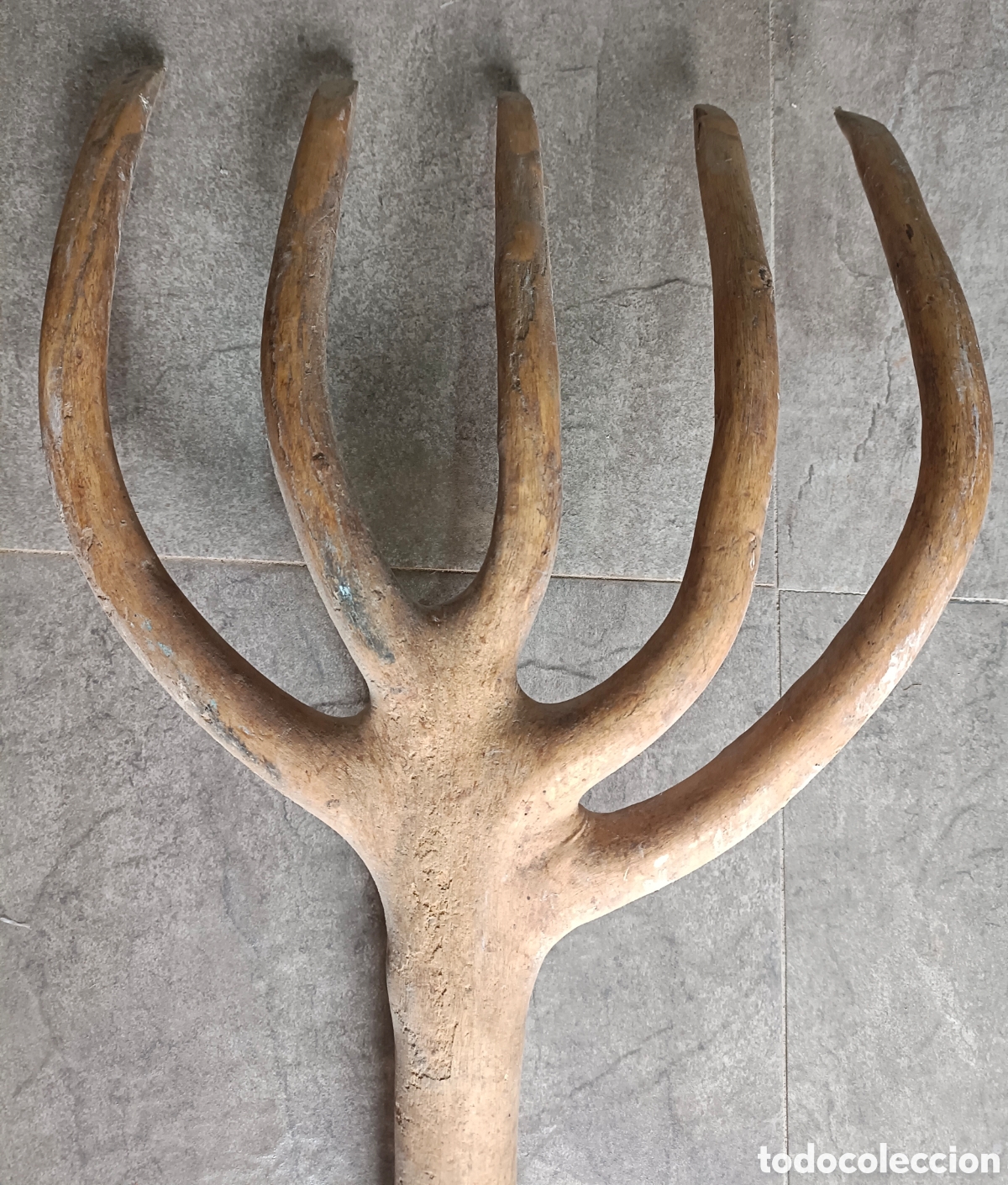 Antig&uuml;edades: Horca de 5 puntas horca - Foto 4