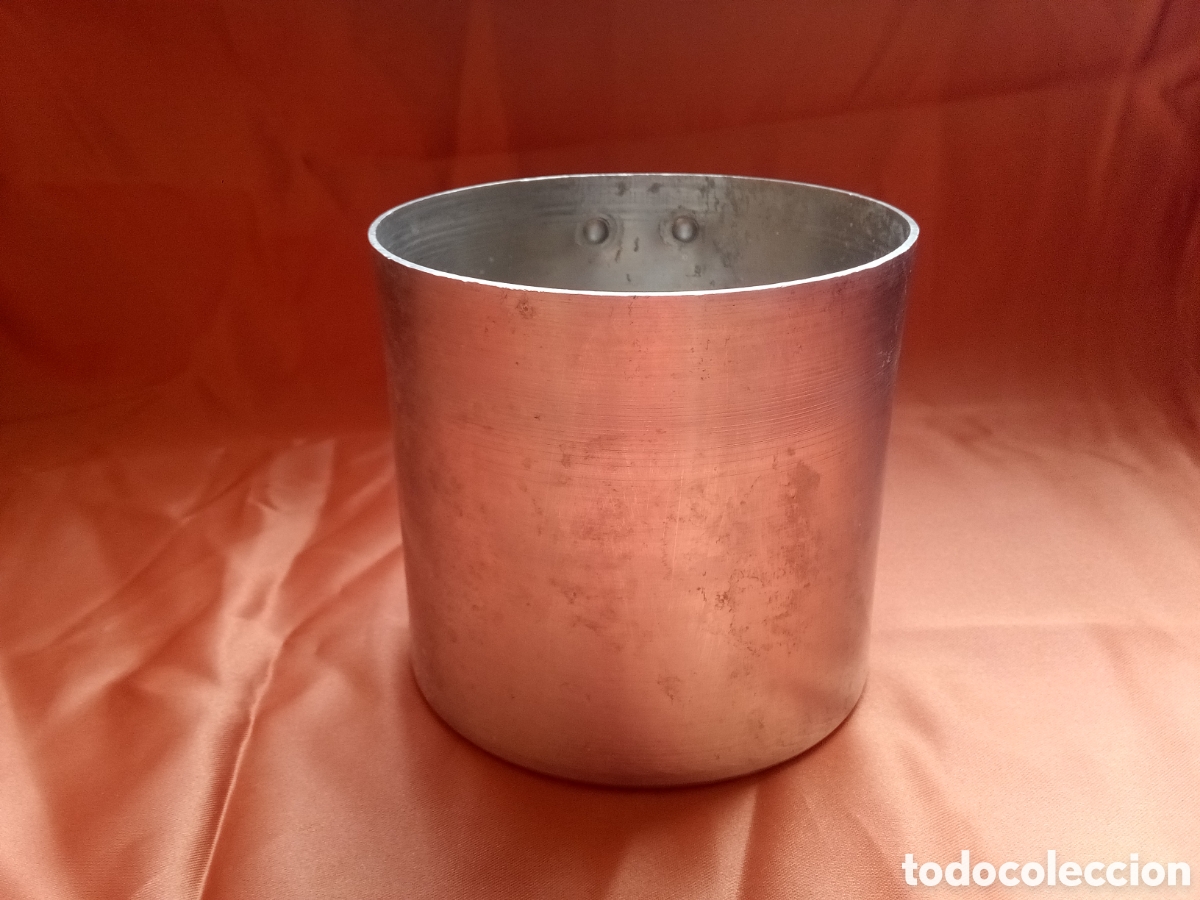 Antig&uuml;edades: TAZA GRANDE DE ALUMINIO - Foto 2