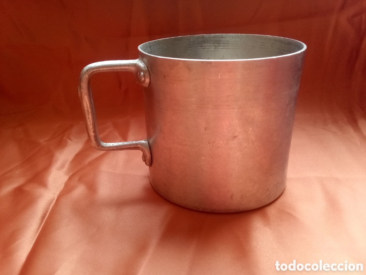 Antig&uuml;edades: TAZA GRANDE DE ALUMINIO - Foto 3