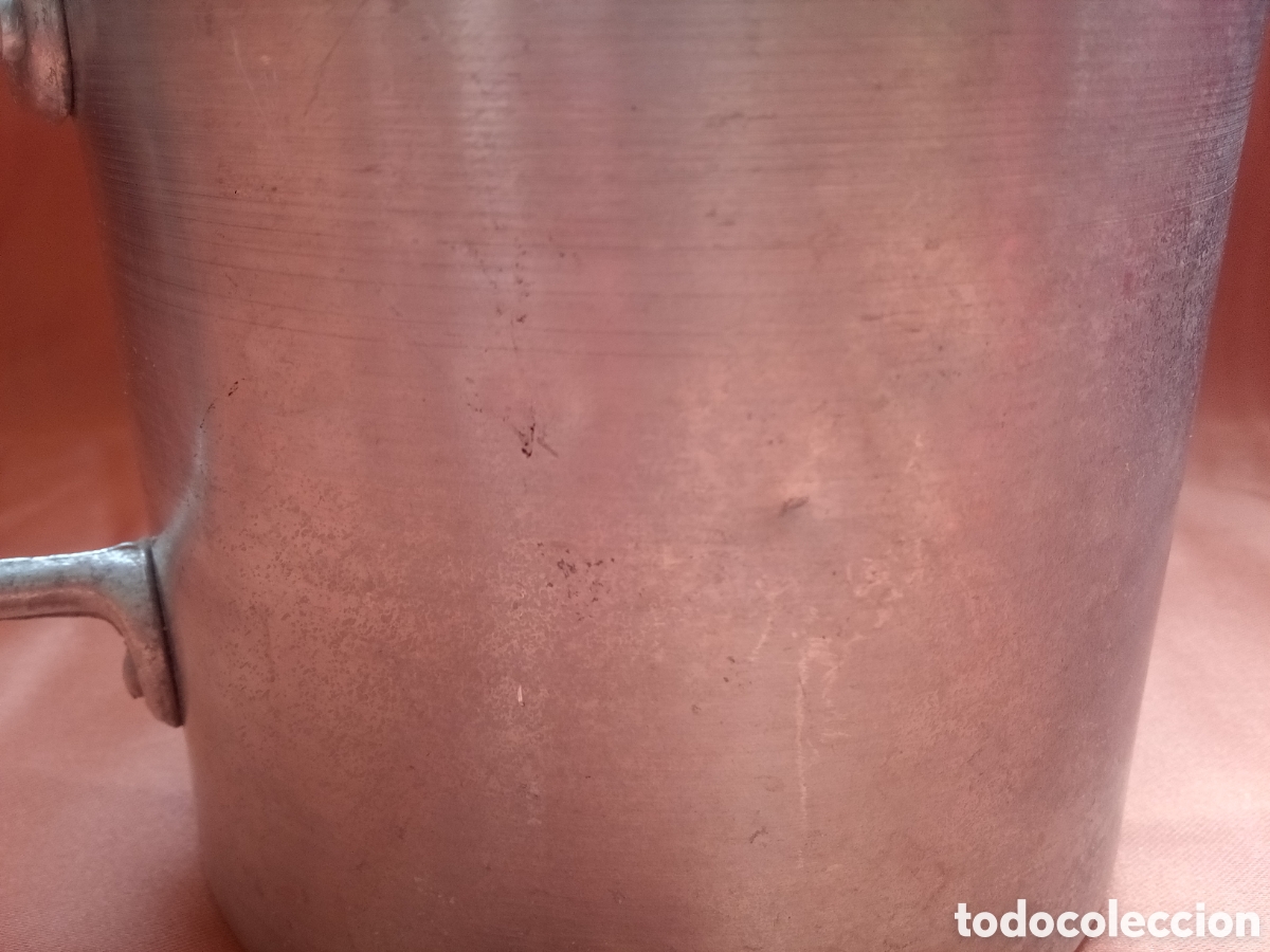 Antig&uuml;edades: TAZA GRANDE DE ALUMINIO - Foto 4