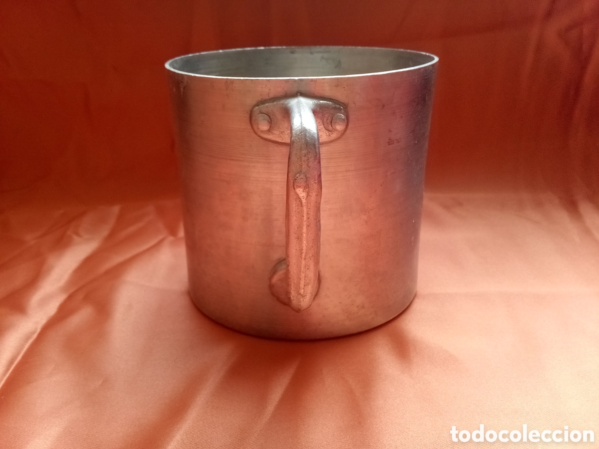 Antig&uuml;edades: TAZA GRANDE DE ALUMINIO - Foto 5