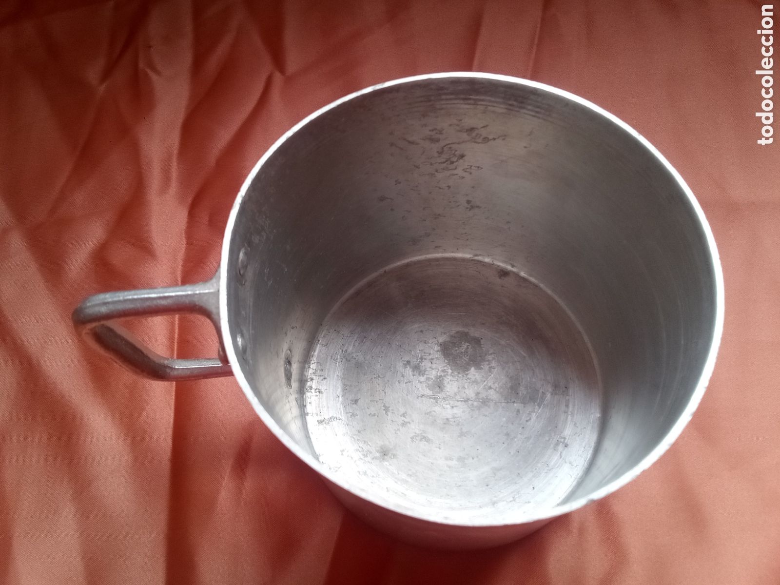 Antig&uuml;edades: TAZA GRANDE DE ALUMINIO - Foto 6