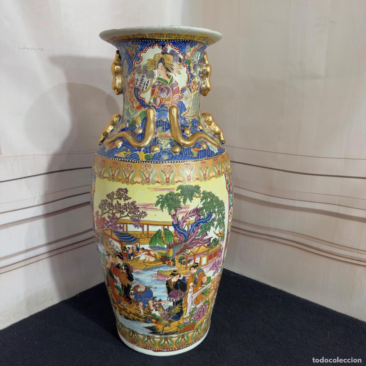 Antig&uuml;edades: Jarr&oacute;n de Porcelana de Estilo Oriental - Foto 1