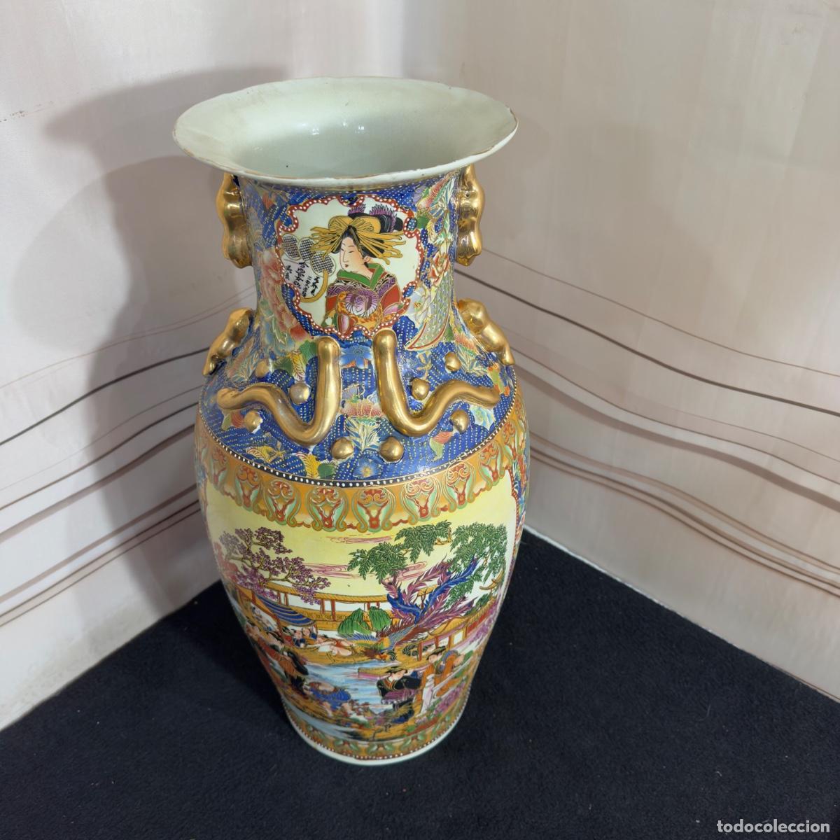 Antig&uuml;edades: Jarr&oacute;n de Porcelana de Estilo Oriental - Foto 2