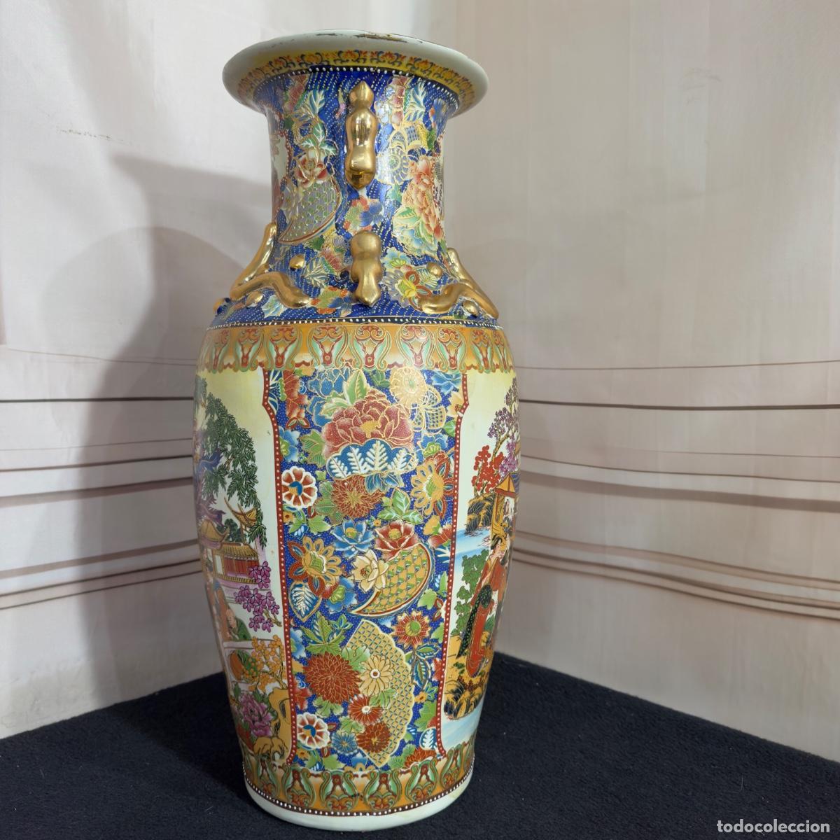 Antig&uuml;edades: Jarr&oacute;n de Porcelana de Estilo Oriental - Foto 4