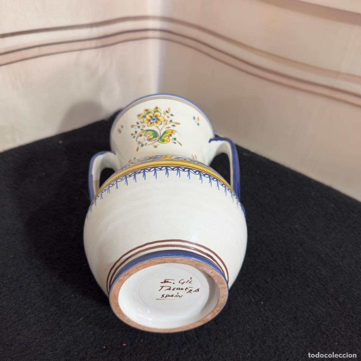 Antig&uuml;edades: Jarr&oacute;n de Ceramica Talavera - Foto 7