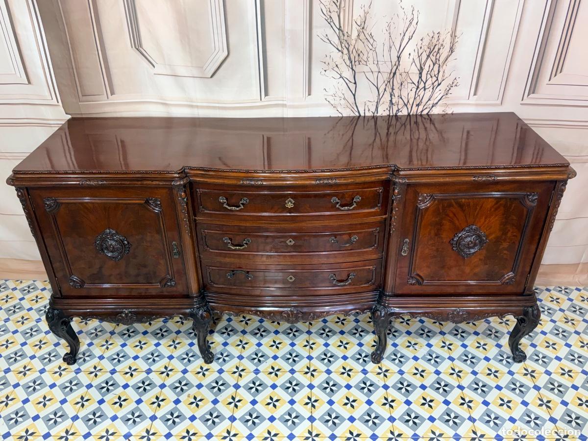 Antig&uuml;edades: Aparador en madera de caoba de estilo Chippendale - Foto 4