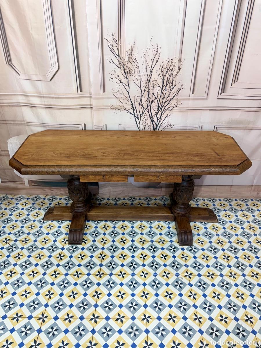 Antig&uuml;edades: Mesa escritorio de madera - Foto 2