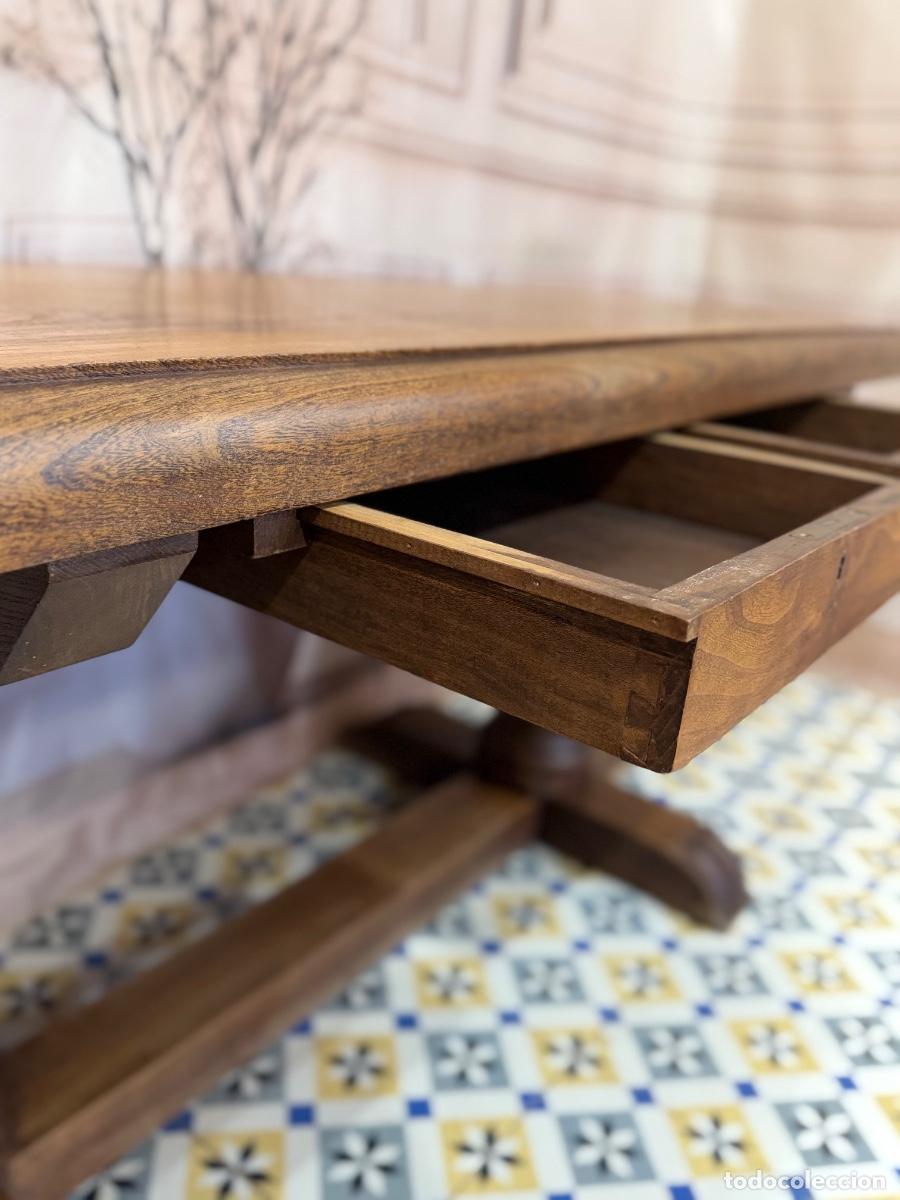 Antig&uuml;edades: Mesa escritorio de madera - Foto 7