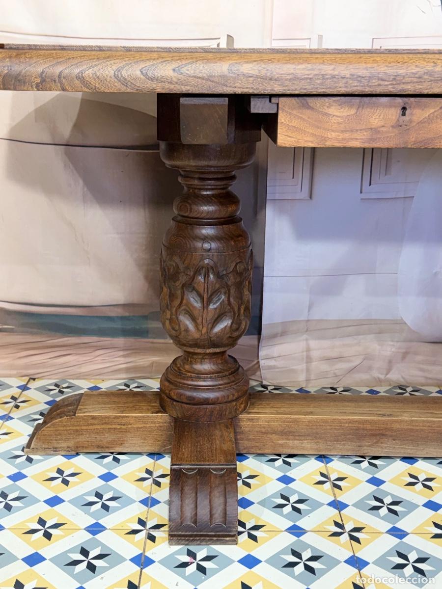 Antig&uuml;edades: Mesa escritorio de madera - Foto 8