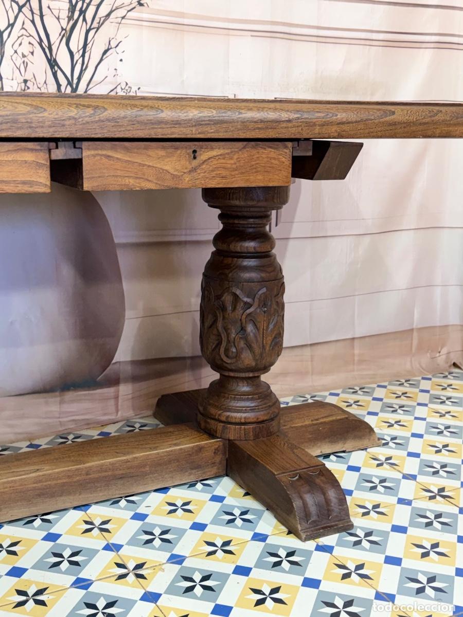Antig&uuml;edades: Mesa escritorio de madera - Foto 9