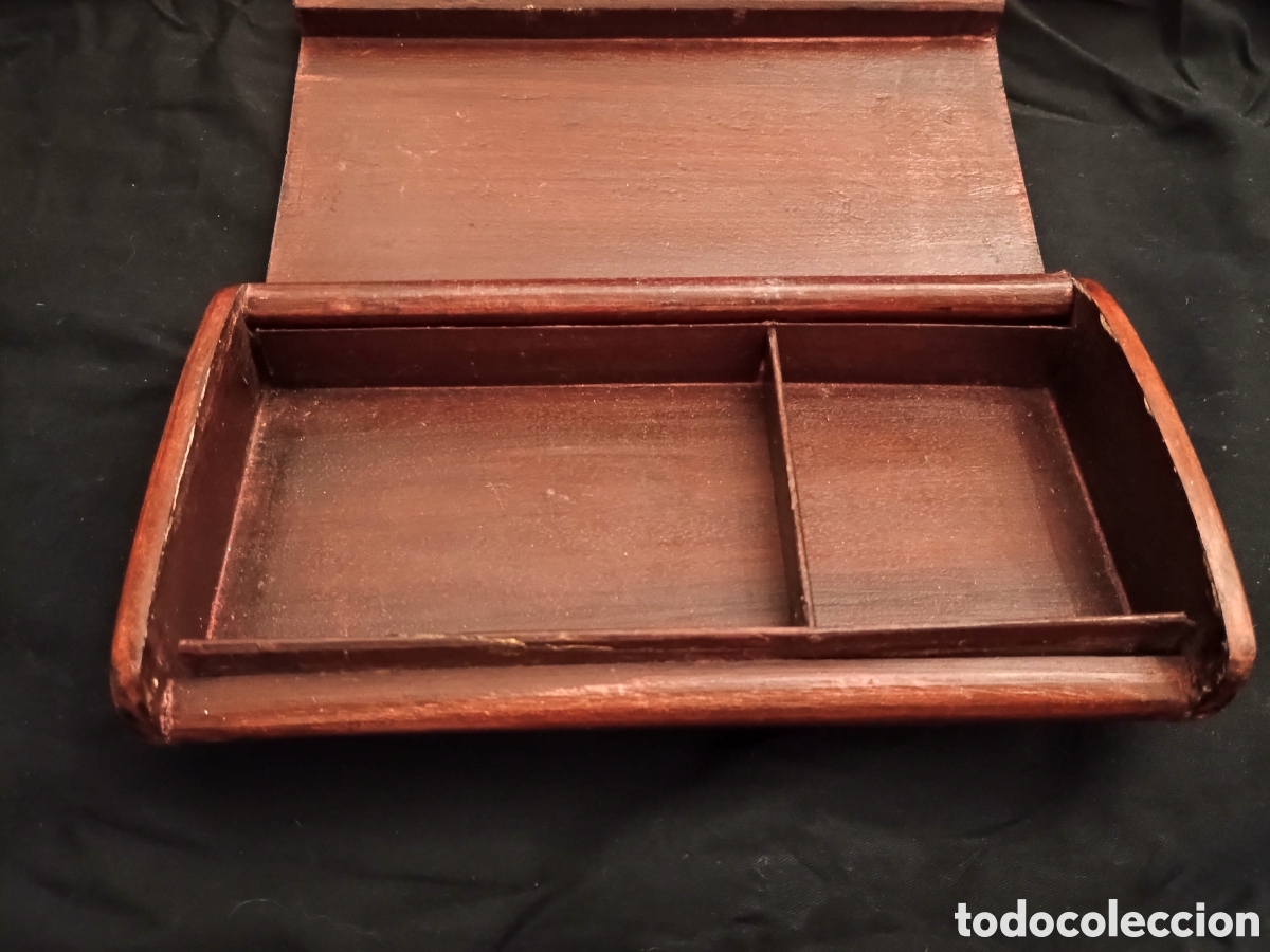 Antig&uuml;edades: CAJA MADERA INCRUSTACIONES DE N&Aacute;CAR - Foto 5