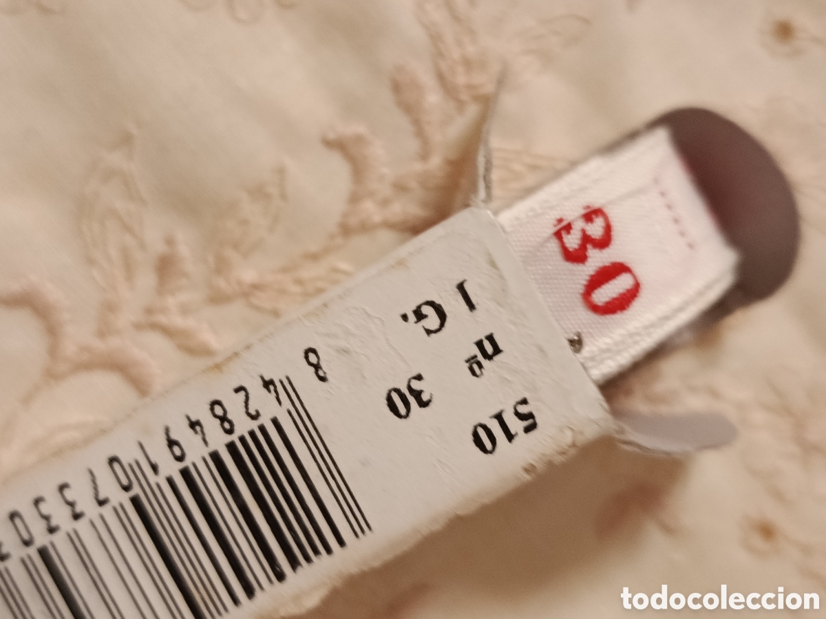 Antig&uuml;edades: 4 Cajitas de cinta de numerar ropa - Foto 9