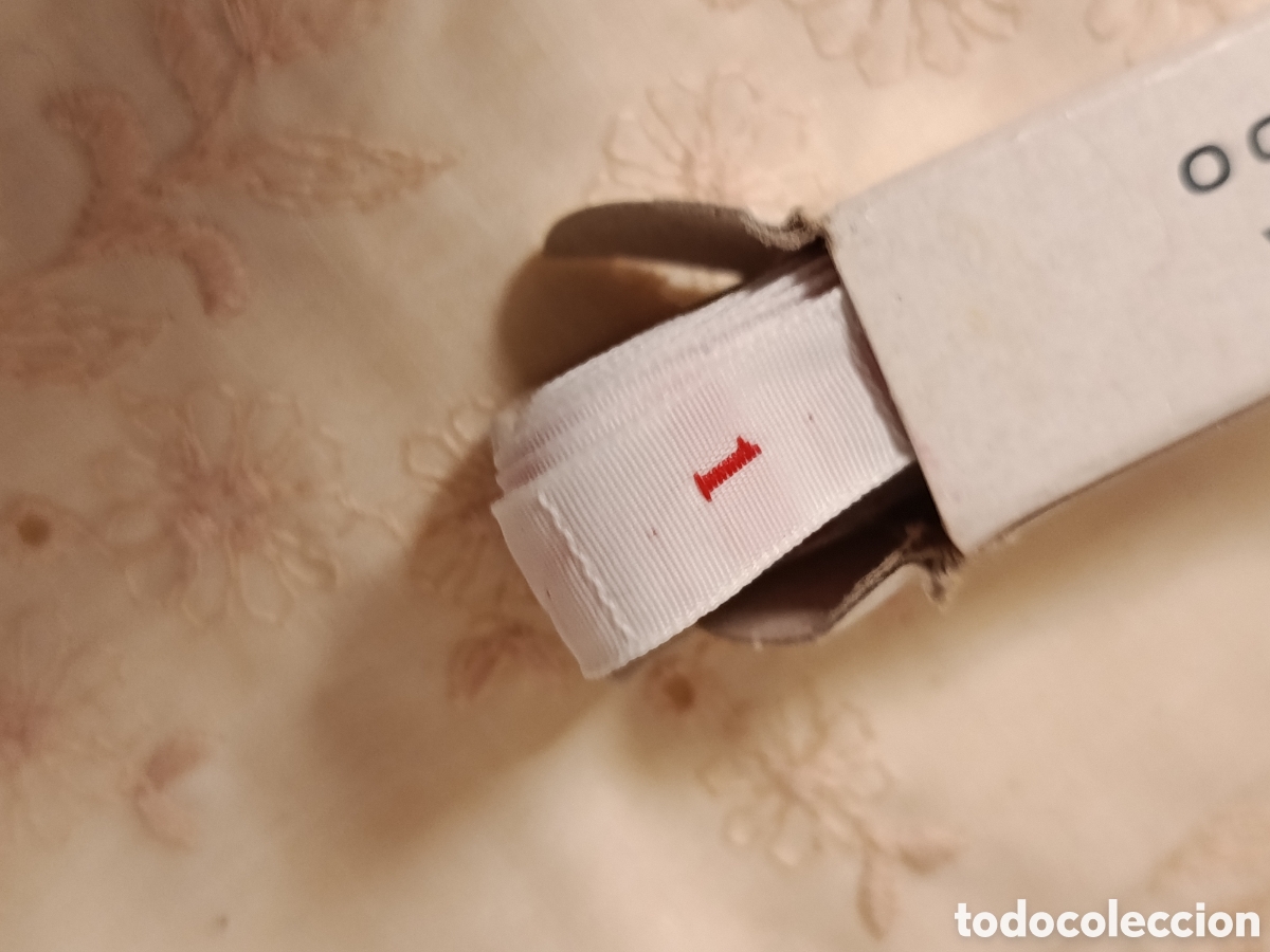 Antig&uuml;edades: 4 Cajitas de cinta de numerar ropa - Foto 10