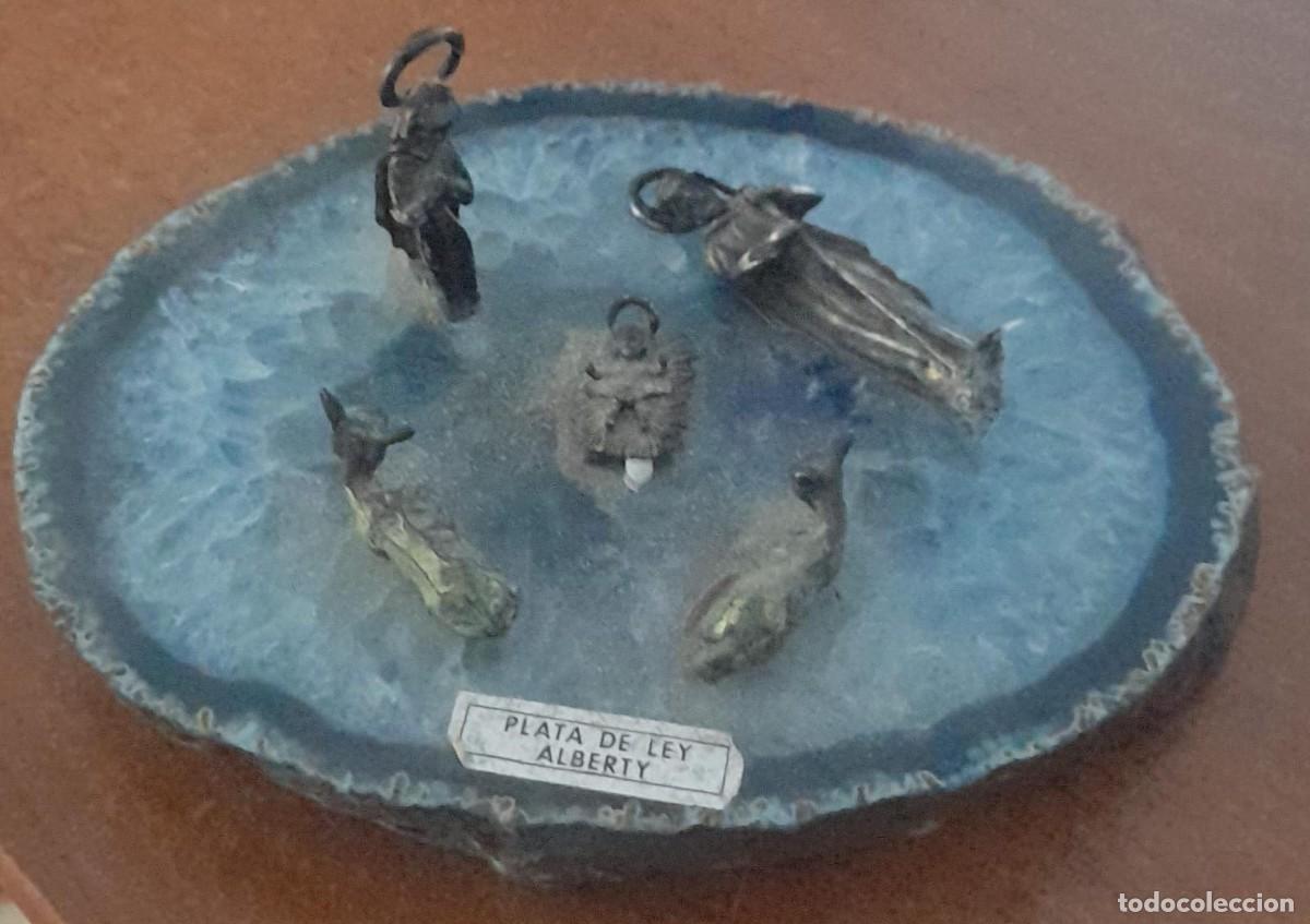 Antig&uuml;edades: BEL&Eacute;N O NACIMIENTO DE PLATA DE LEY ALBERTY SOBRE &Aacute;GATA, INCOMPLETO