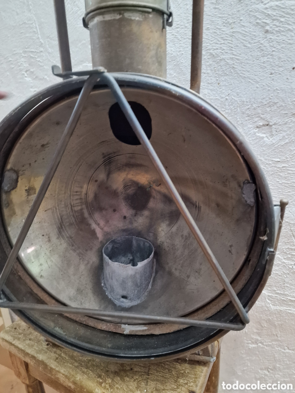 Antig&uuml;edades: Farol de tren Renfe antiguo - Foto 2
