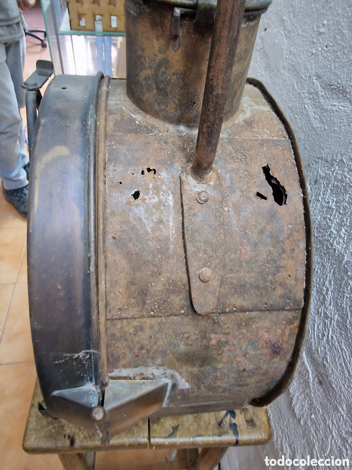 Antig&uuml;edades: Farol de tren Renfe antiguo - Foto 4