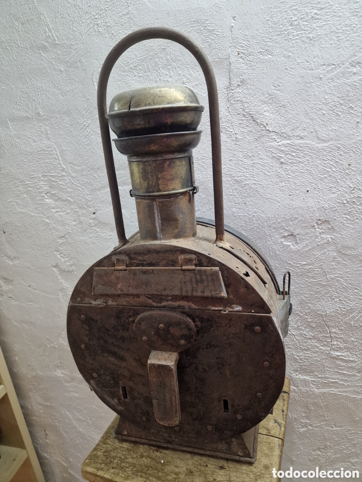Antig&uuml;edades: Farol de tren Renfe antiguo - Foto 6