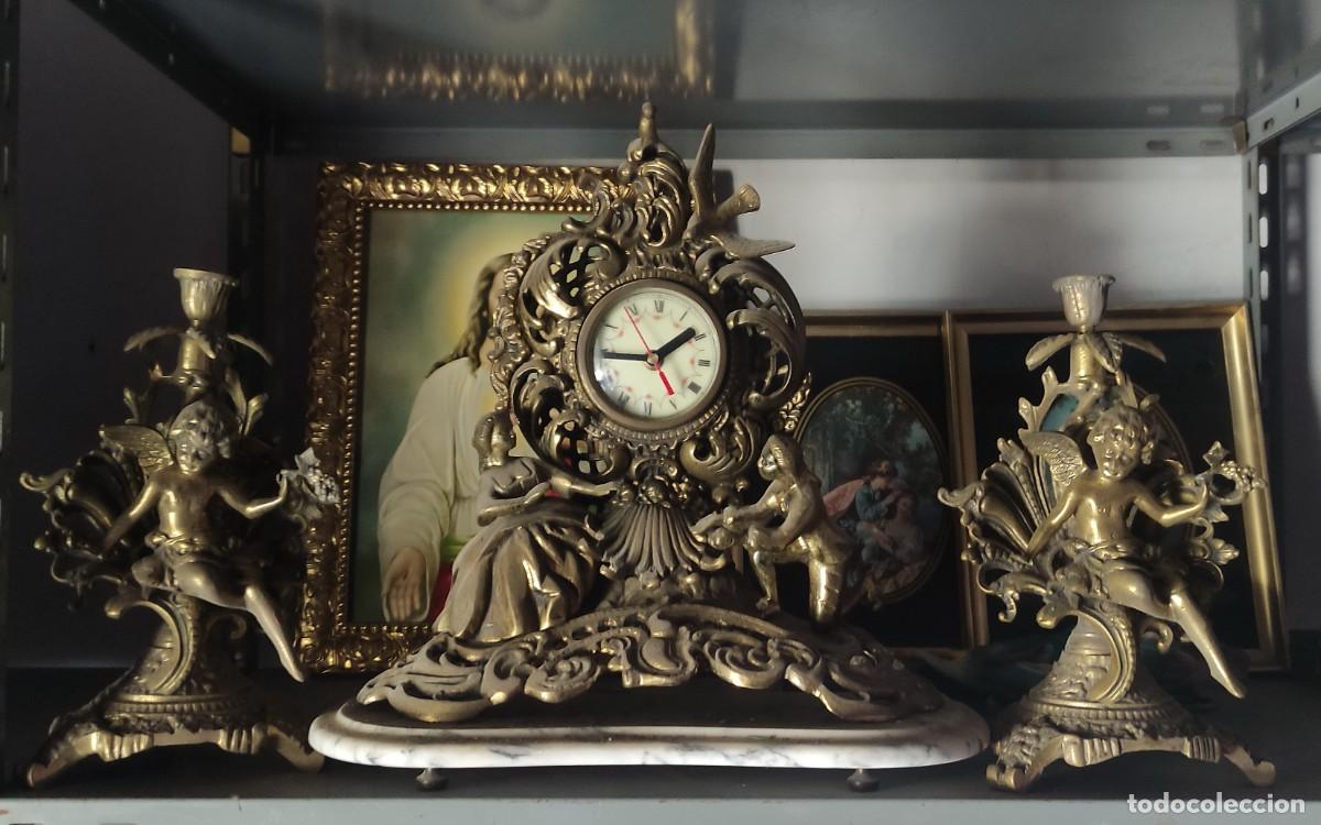 Antig&uuml;edades: FIGURAS DE BRONCE,MARMOL Y RELOJ - Foto 1