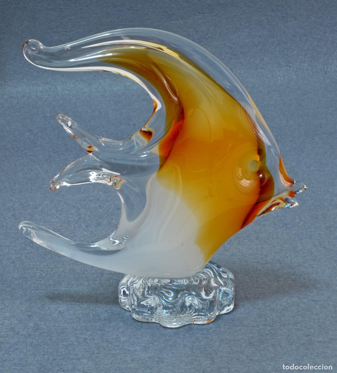 Antig&uuml;edades: Pez de cristal de Murano, Exc+++ - Foto 1