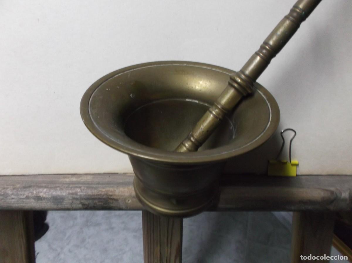 Antig&uuml;edades: ALMIREL DE BRONCE - VASO Y MACHACADOR. - Foto 1