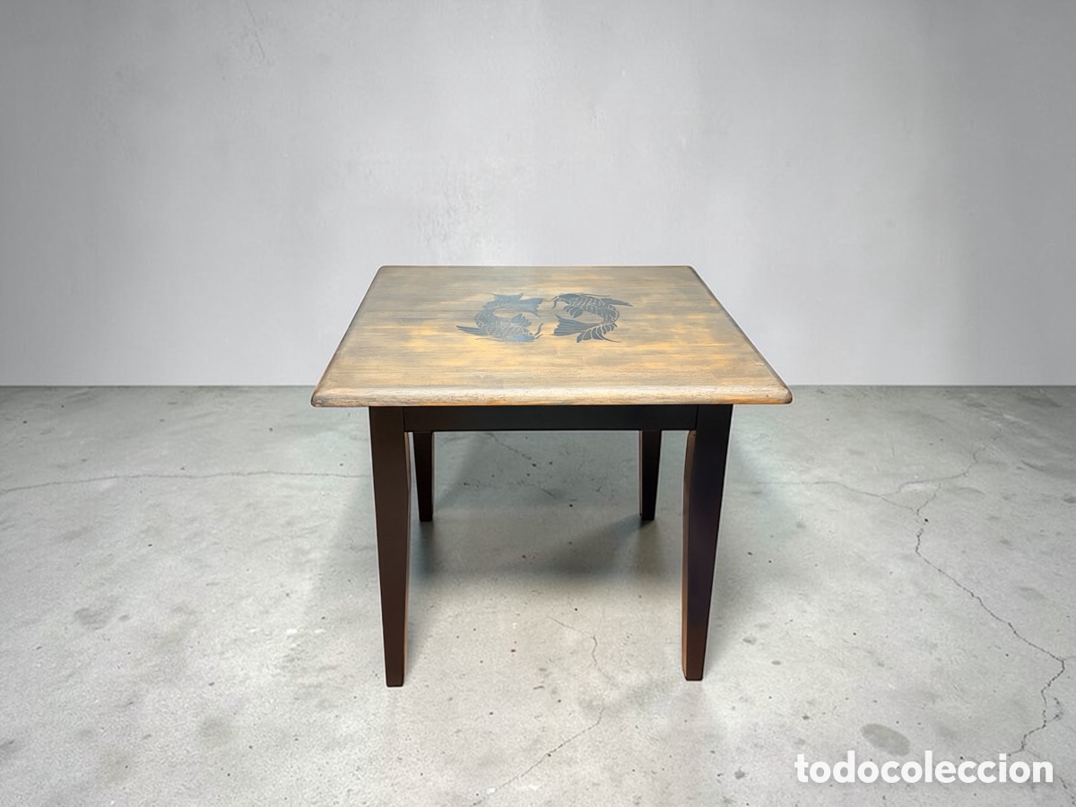 Antig&uuml;edades: Antigua Mesa de centro de madera - Foto 1