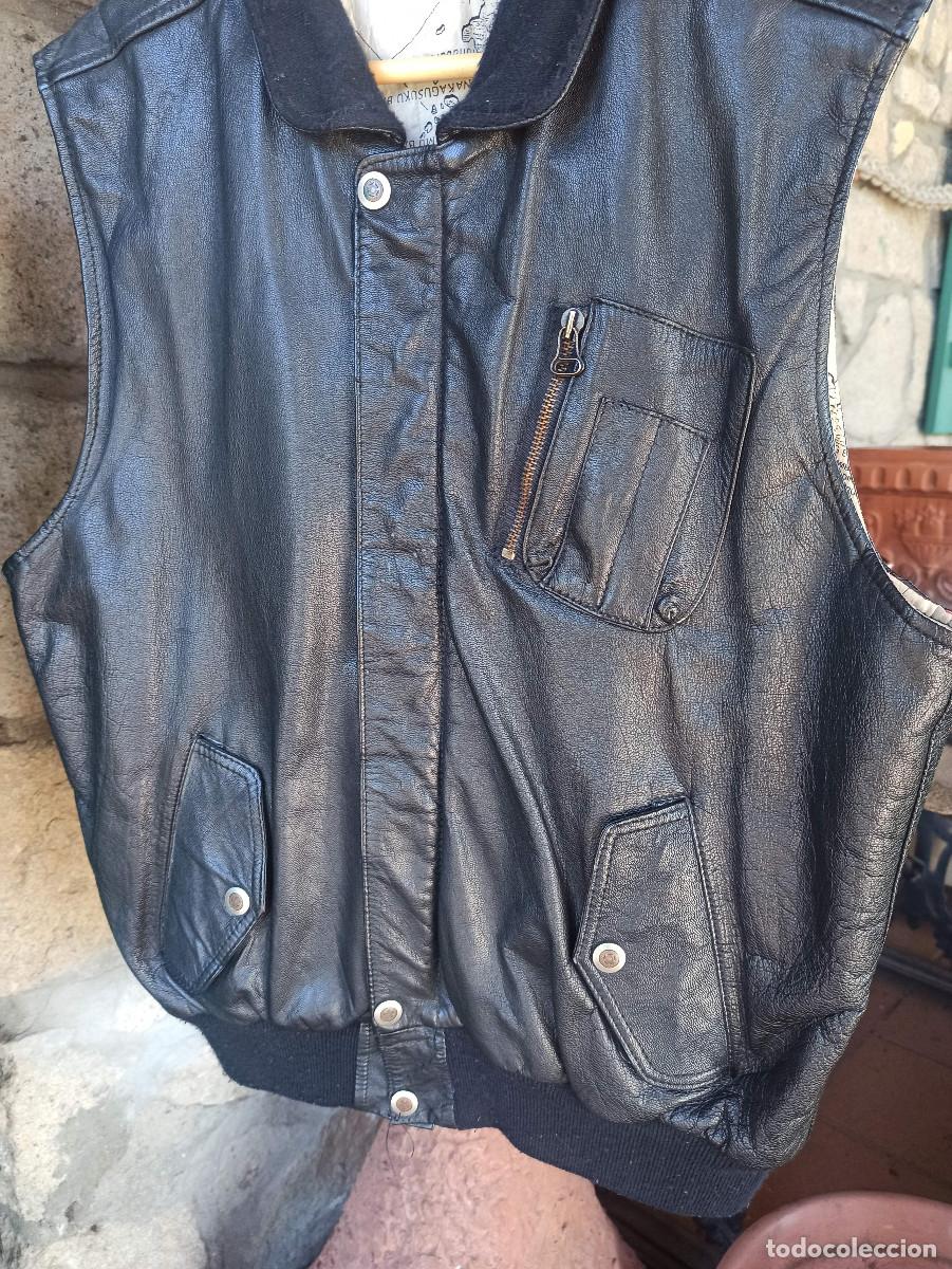 Antig&uuml;edades: chaleco tipo piloto bien rematada buenos cierres talla L-XL