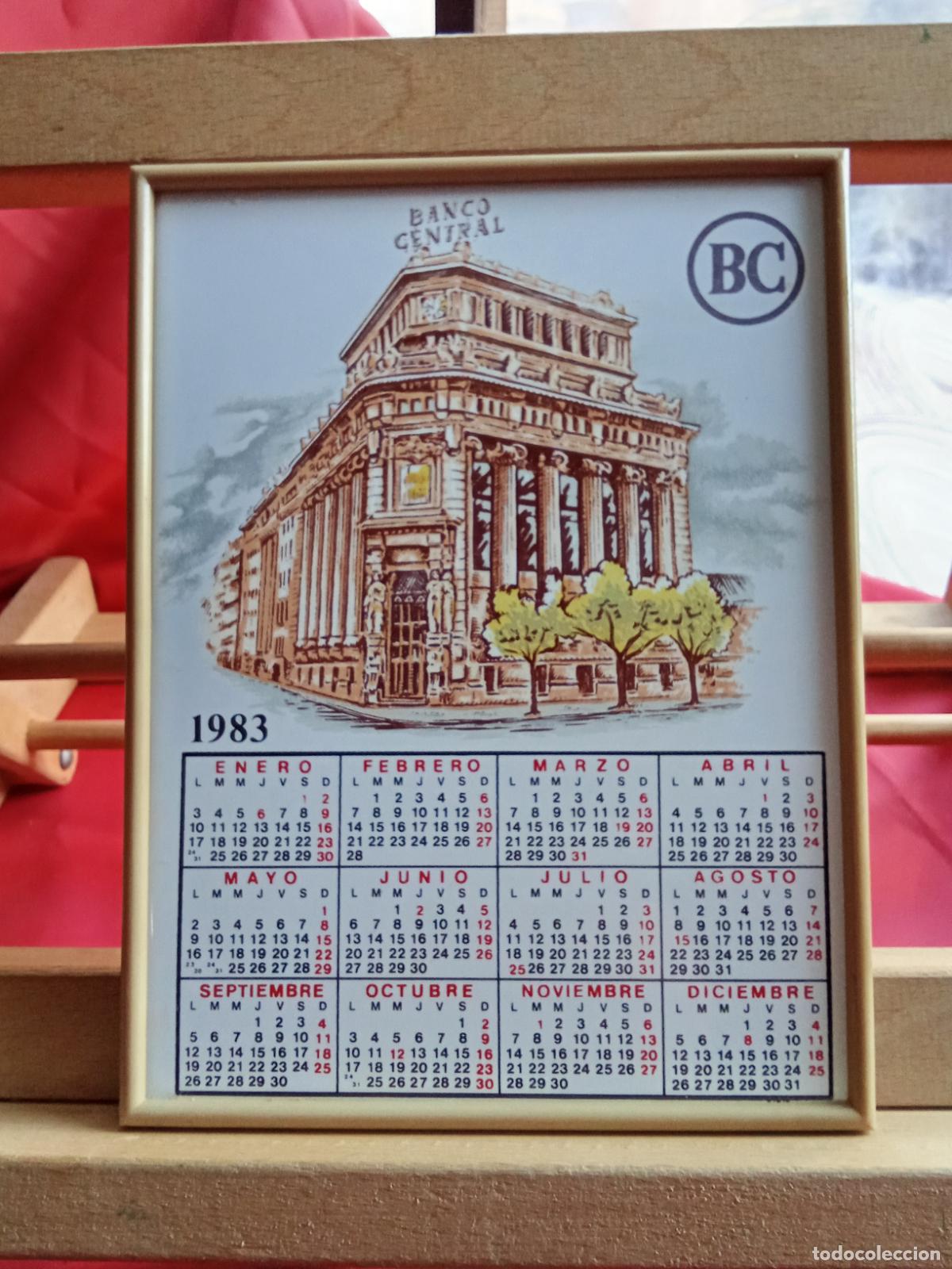 Antig&uuml;edades: Azulejo promoci&oacute;n calendario 1983 Banco Centra V.13