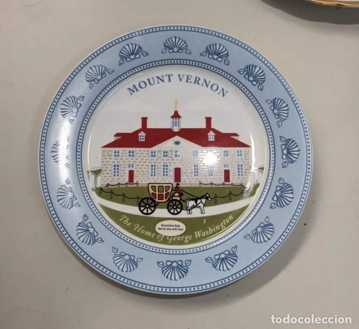 Antig&uuml;edades: Plato de colecci&oacute;n Washington - Foto 1