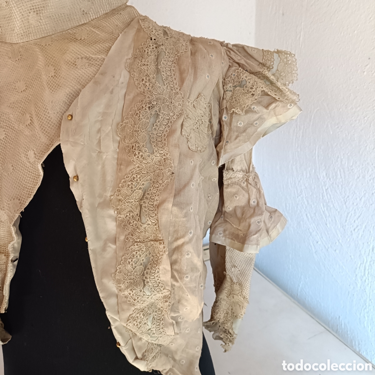 Antig&uuml;edades: Antiguo corpi&ntilde;o o blusa finales del siglo 19