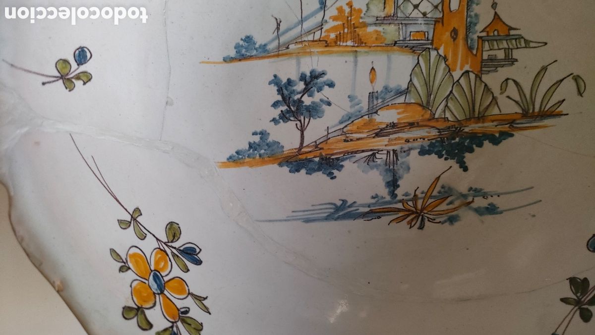 Antig&uuml;edades: CUENCO CER&Aacute;MICO DEL SIGLO XVIII - Foto 5