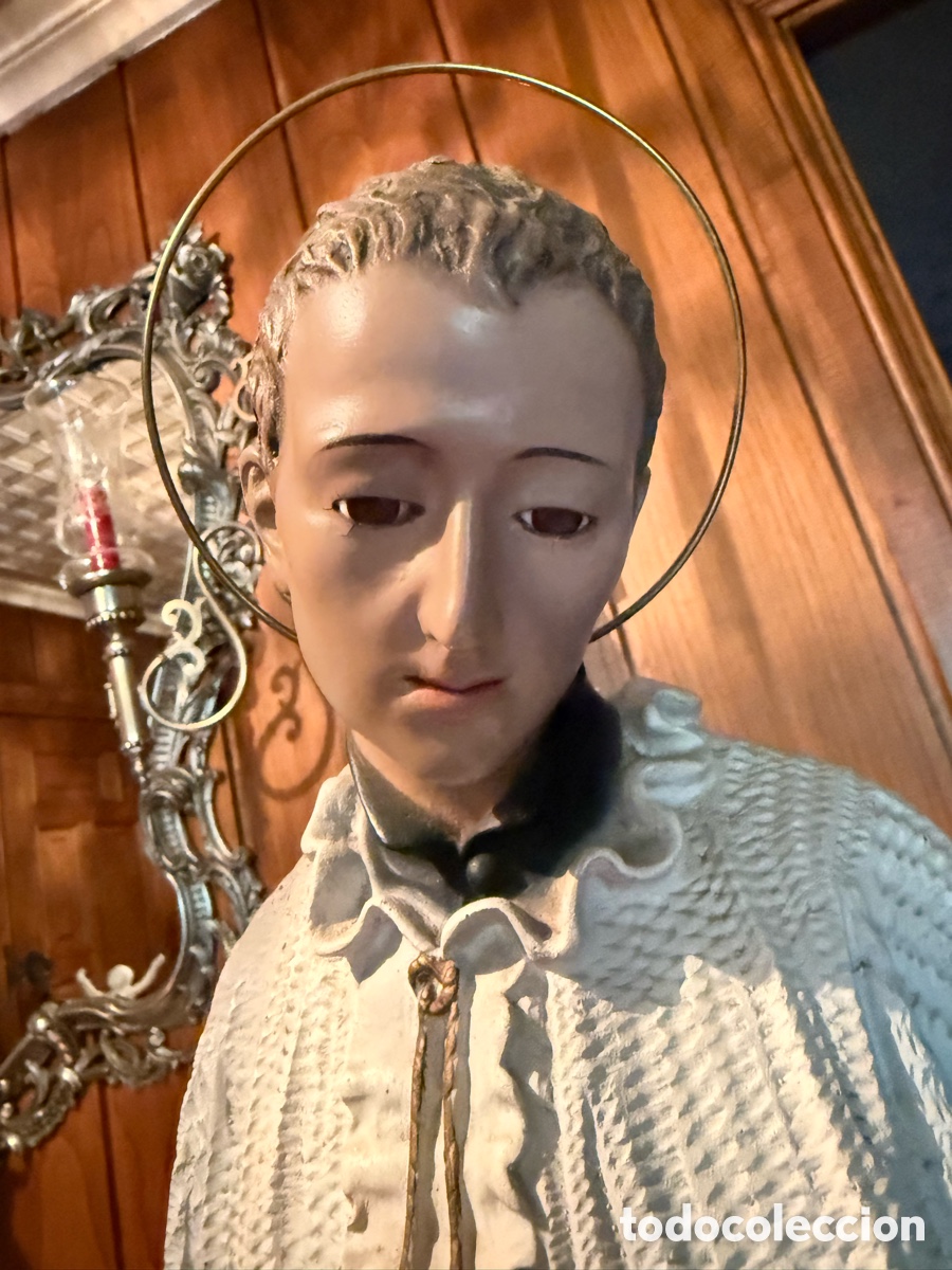 Antig&uuml;edades: Figura San Luis Gonzaga - Foto 3
