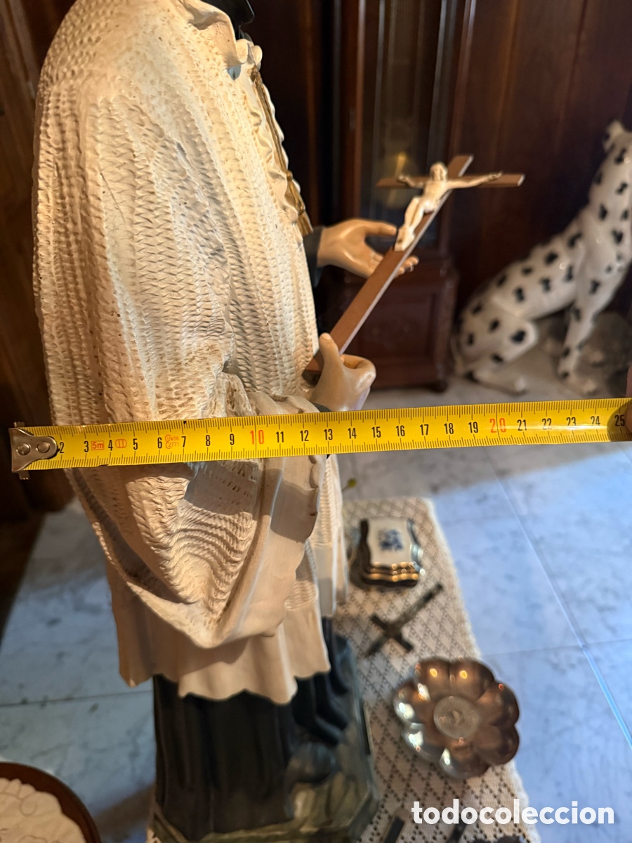 Antig&uuml;edades: Figura San Luis Gonzaga - Foto 7