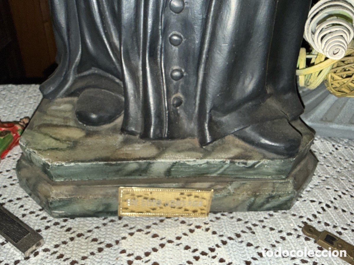 Antig&uuml;edades: Figura San Luis Gonzaga - Foto 12
