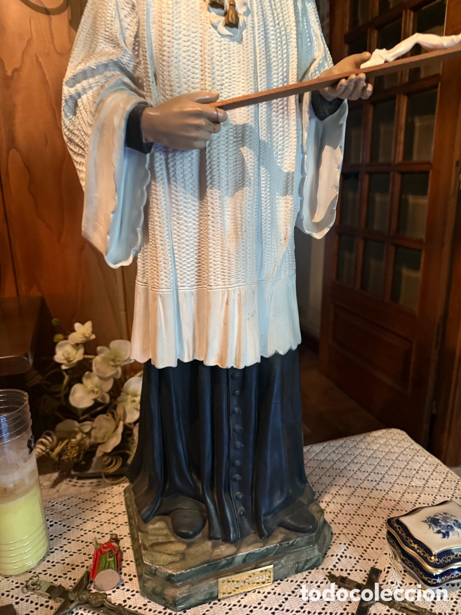 Antig&uuml;edades: Figura San Luis Gonzaga - Foto 14