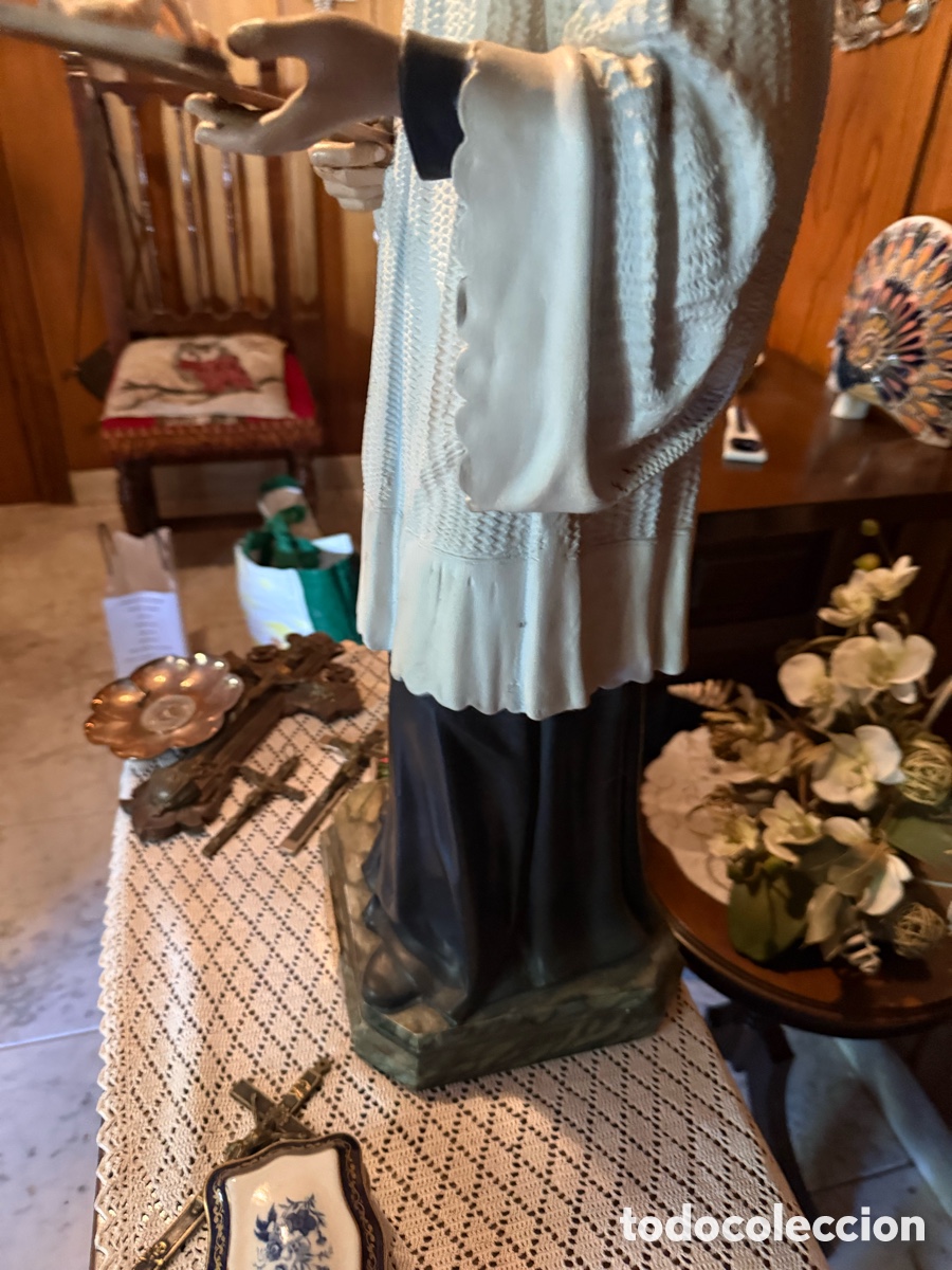 Antig&uuml;edades: Figura San Luis Gonzaga - Foto 17