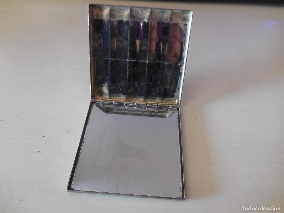 Oggetti Antichi: ESPEJO DE BOLSO. ART DECO. METAL PLATEADO. A&Ntilde;OS 30. ORIGINAL&iexcl;&iexcl;&iexcl;