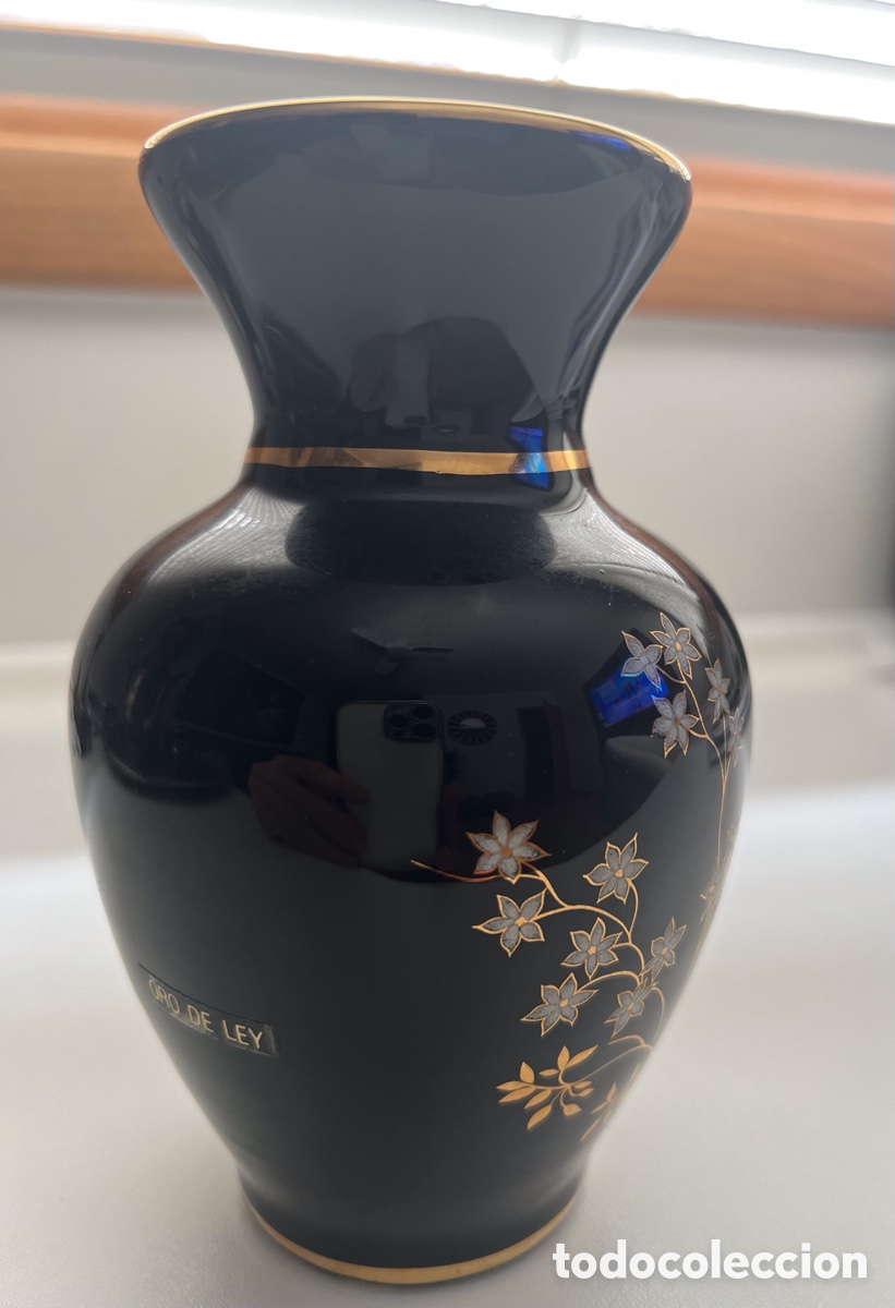 Antig&uuml;edades: Jarr&oacute;n Porcelana y Oro - Foto 4