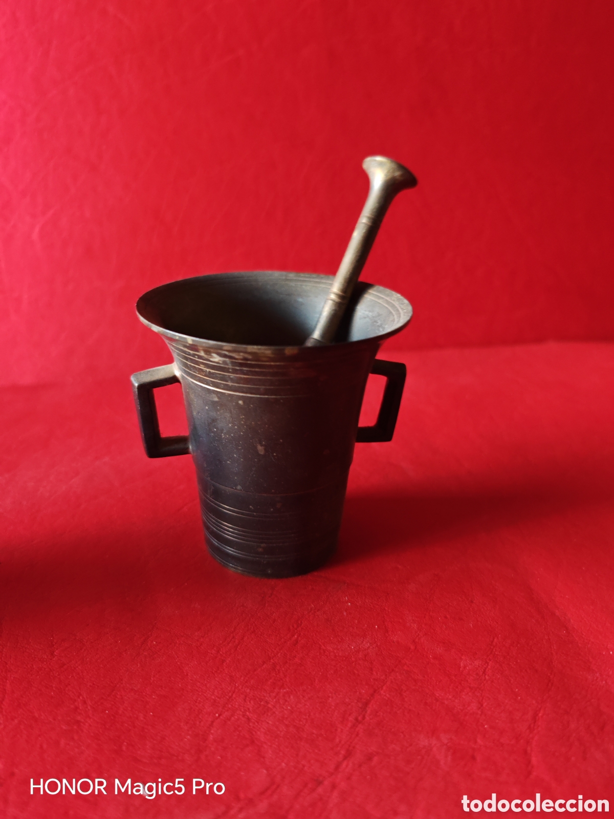 Antig&uuml;edades: Lote de 3 almirez de bronce - Foto 2