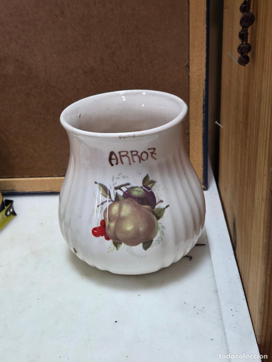 Antig&uuml;edades: tarron de azucarero de ceramica - Foto 1
