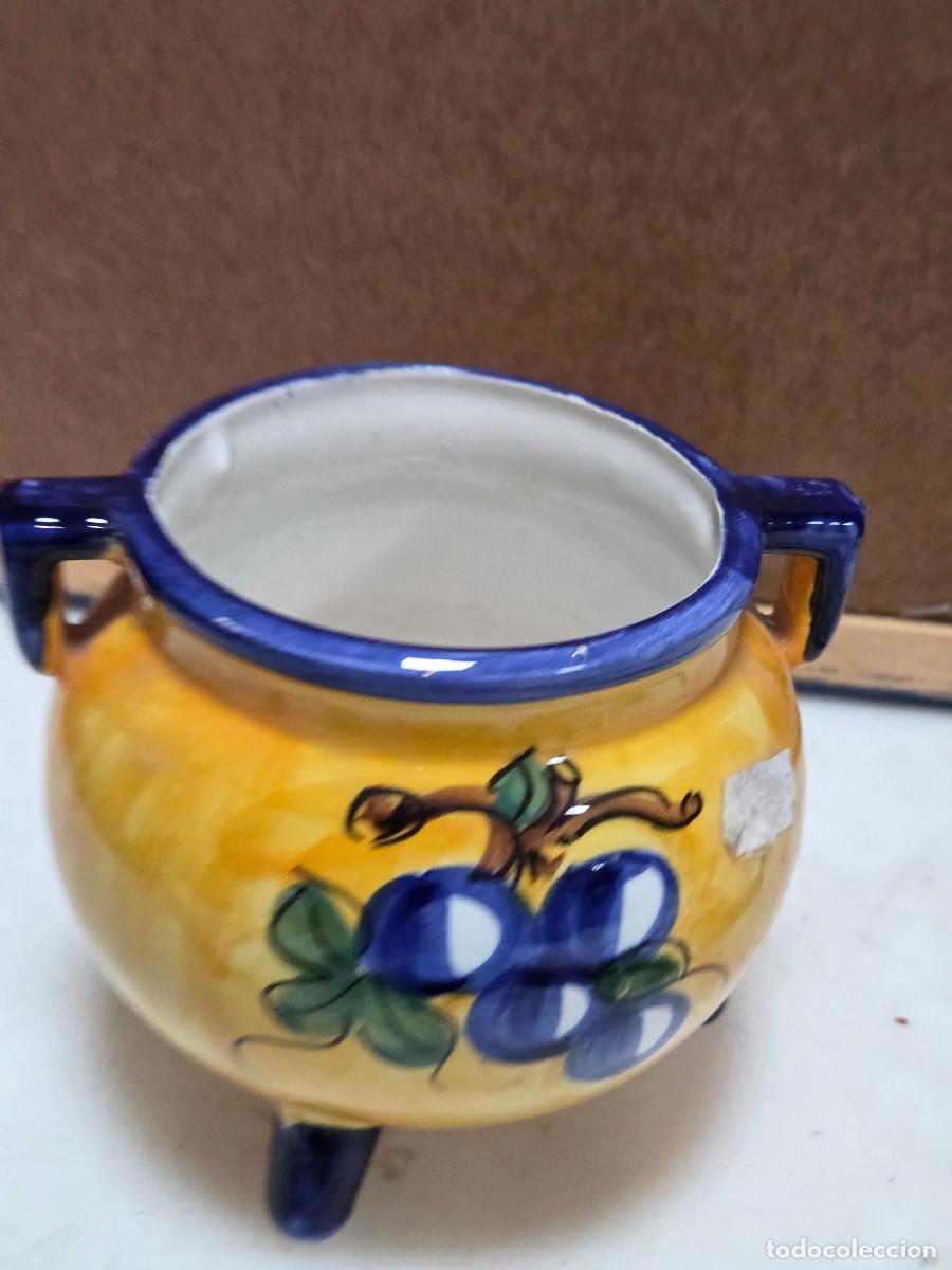 Antig&uuml;edades: tarro de azucarero de ceramica - Foto 1