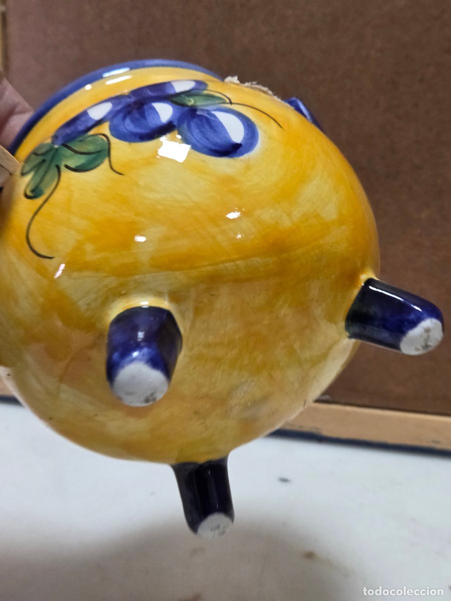 Antig&uuml;edades: tarro de azucarero de ceramica - Foto 3