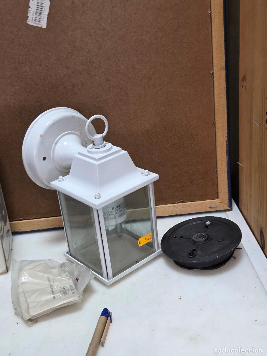 Antig&uuml;edades: farol de calamina exterior - Foto 1