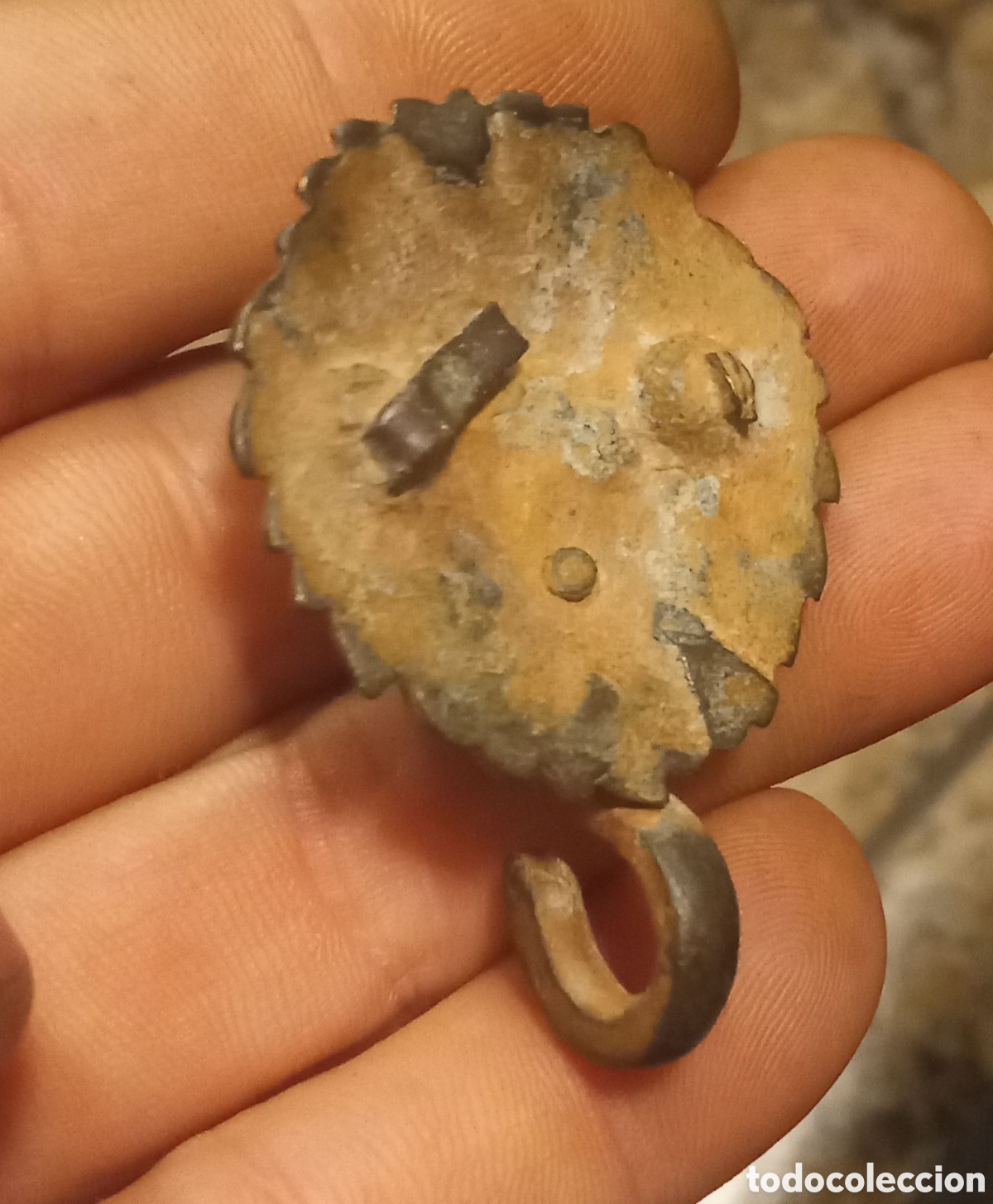 Antig&uuml;edades: PERCHA ROMANA CON CARA DE LEON - Foto 2