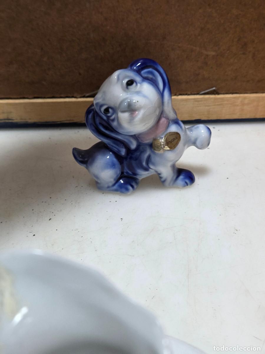 Antig&uuml;edades: figura de perro de ceramica - Foto 2