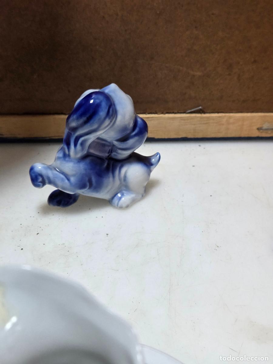 Antig&uuml;edades: figura de perro de ceramica - Foto 4