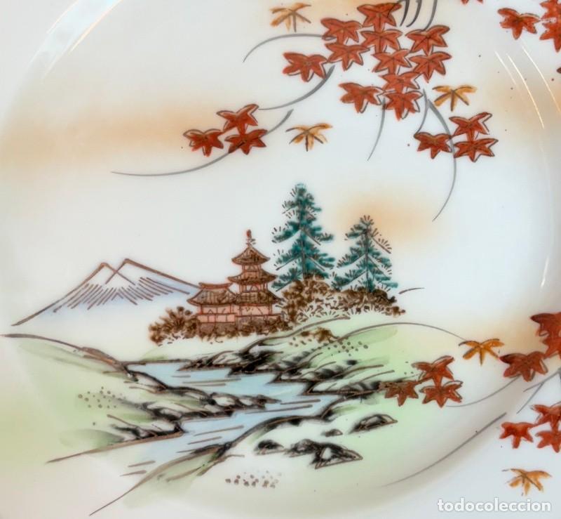 Antig&uuml;edades: Juego de Platos de Postre Japon&eacute;s - Foto 4