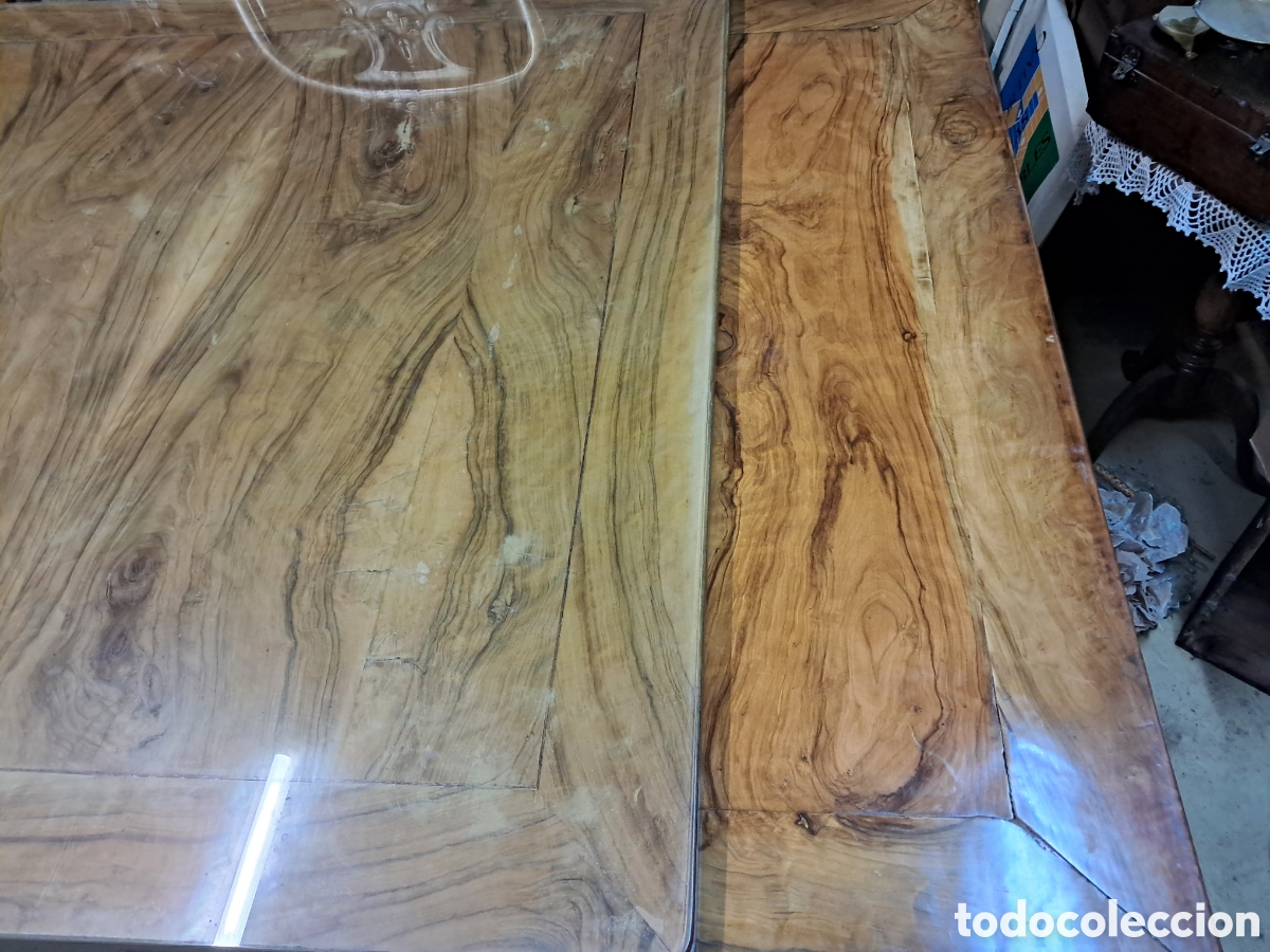 Antig&uuml;edades: Mesa de comedor extensible estilo Alfonso XVI extensible - Foto 2